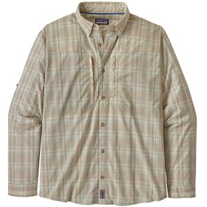 Patagonia Sun Stretch Long Sleeve Shirt Men's in Fallow Pumice
